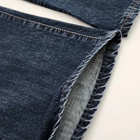 Gap 1969 Boot Cut Dark Wash Denim Blue Jeans Fade 100% Cotton Size 33/32 - Picture 9 of 15